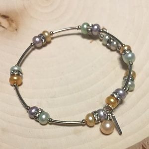 Vantel Pearl Wrap Bracelet